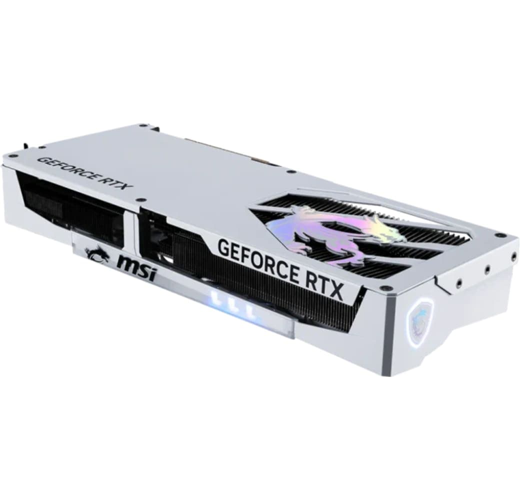 White MSI GeForce RTX 5070 12G GAMING TRIO OC grafische kaart.6