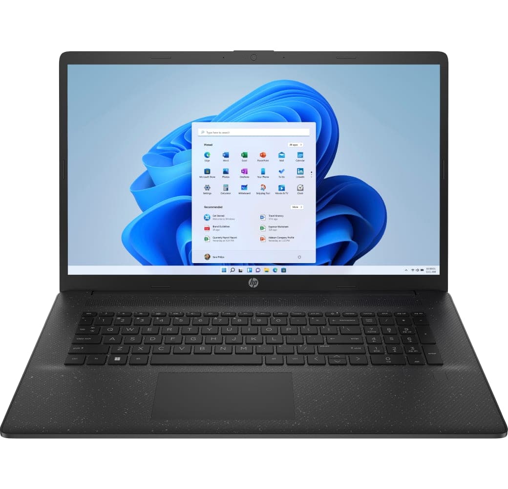 Tiefschwarz HP 17-cp2059ng Laptop - AMD Ryzen™ 5 7520U - 16 GB - 512 GB SSD - AMD Radeon Grafik - Deutsch (QWERTZ).1