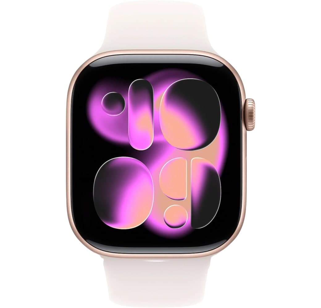 Roségold Apple Watch Series 11 GPS, Aluminiumgehäuse, 42 mm.2