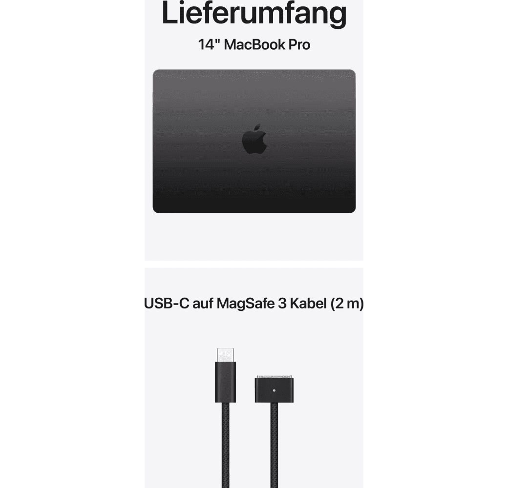Space Black MacBook Pro 14" Laptop - Apple M5 - 16 GB - 512 GB SSD - Integrierte 10-Kern-GPU von - Deutsch (QWERTZ).6